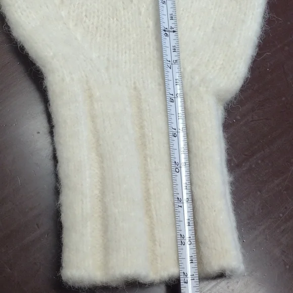 NEWBanana Republic51% Alpaca Cream Turtleneck Bosque Oversized Fair Isle Sweater - Picture 9 of 13